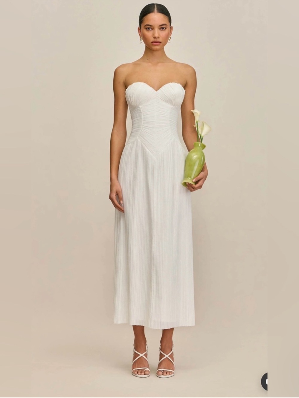 Cult Gaia Ashika Gown Off White Size 6 Fits 4 Bridal Dress $998